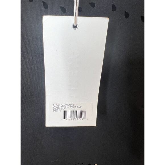 Likely Black Mini Dress Short Sleeve Cutout Bodycon Cocktail Party Career - Picture 7 of 9